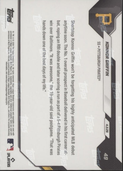 Konnor Griffin 2026 Topps Now RC #49 #5