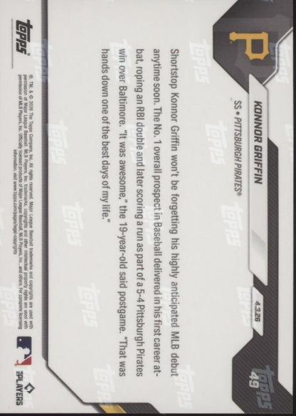 Konnor Griffin 2026 Topps Now RC #49 #8