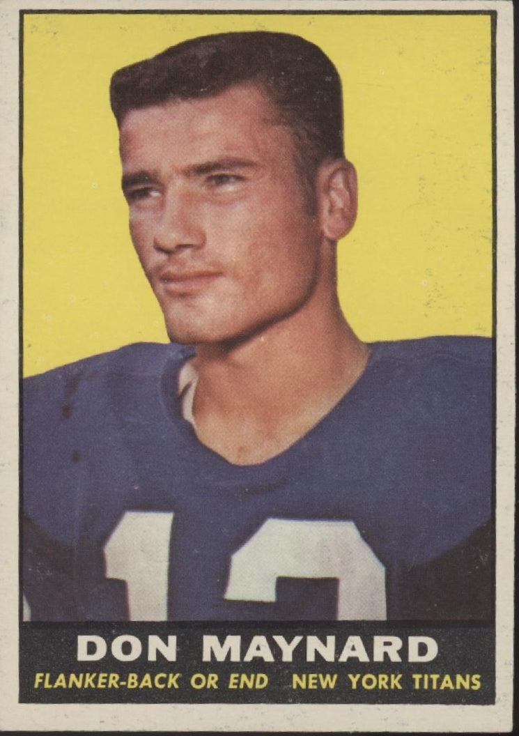 Don Maynard 1961 Topps #150 New York Titans VG