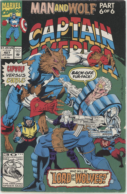 Captain America (1968 1st Series) #407