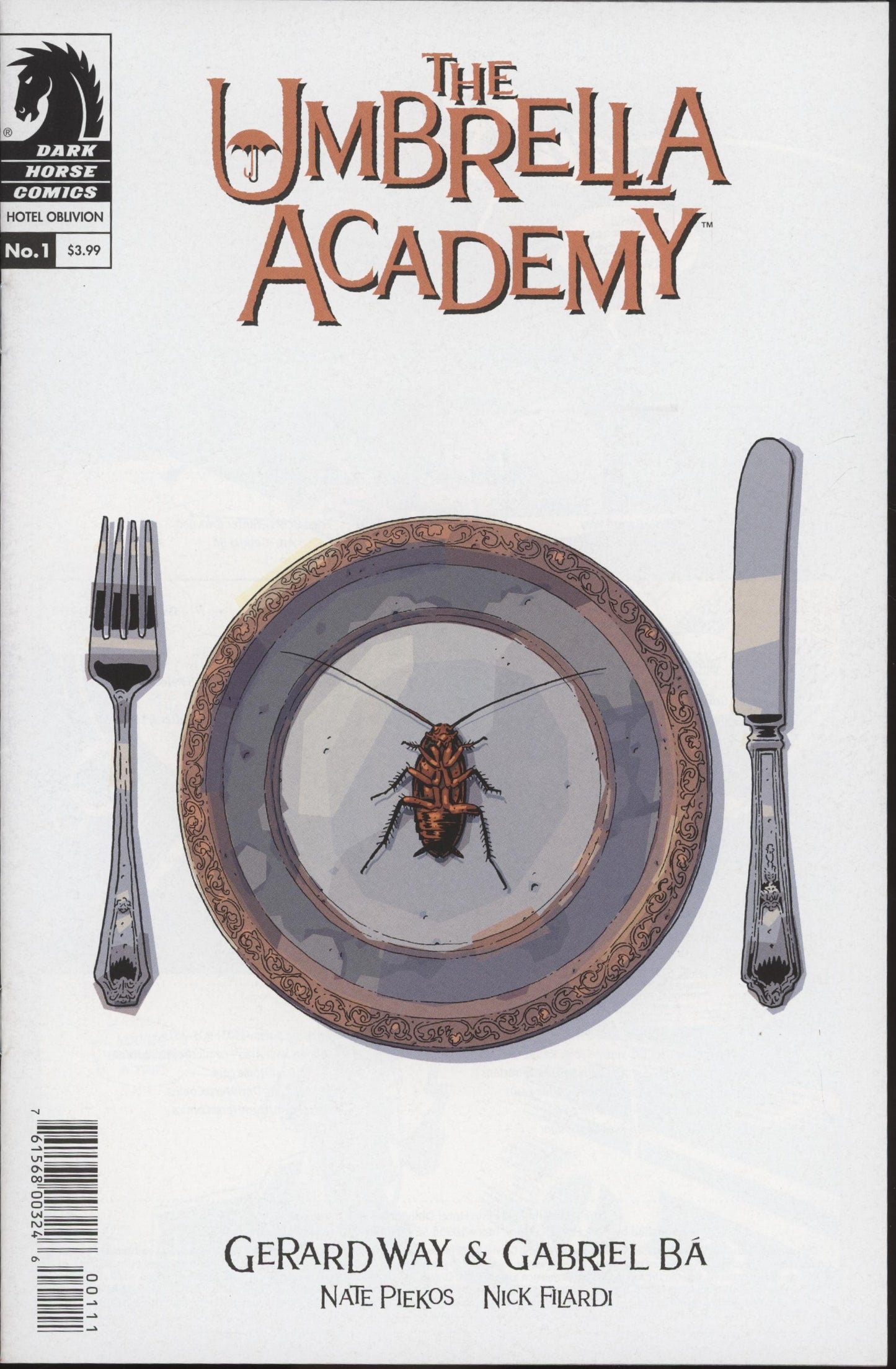 The Umbrella Academy Hotel Oblivion (2018) #1A