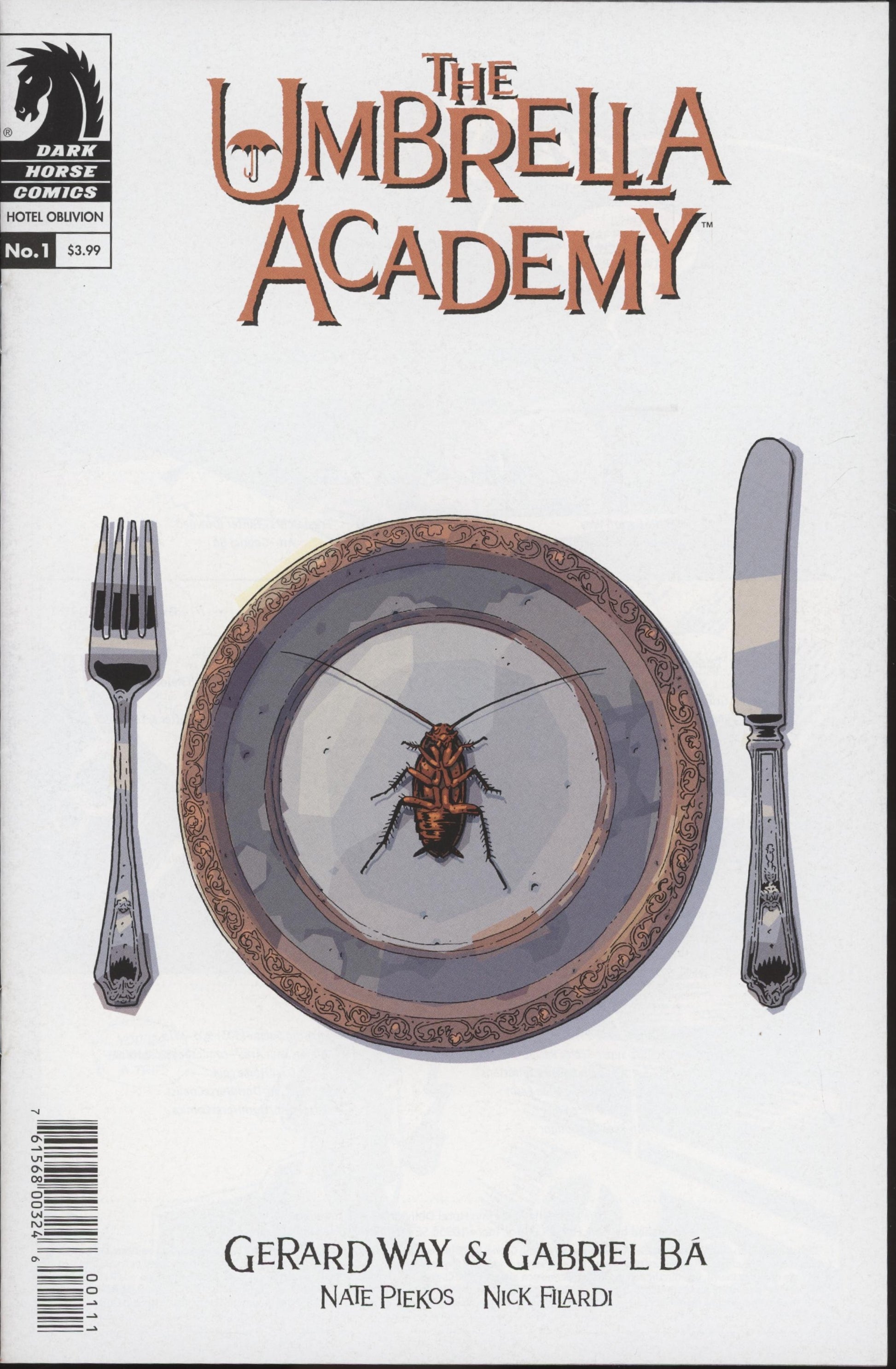 The Umbrella Academy Hotel Oblivion (2018) #1A