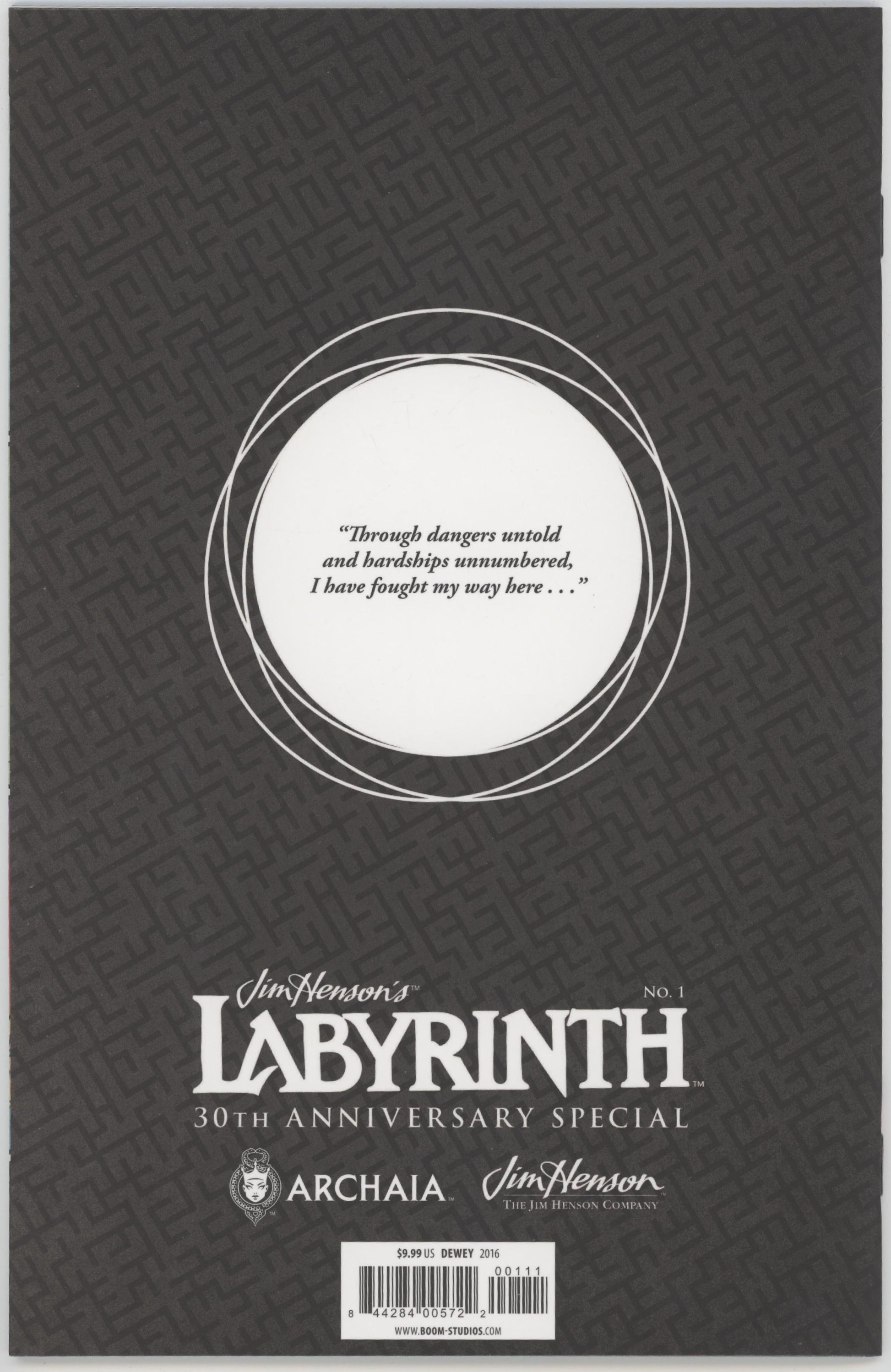 Labyrinth 30th Anniversary Special (2016) #1A