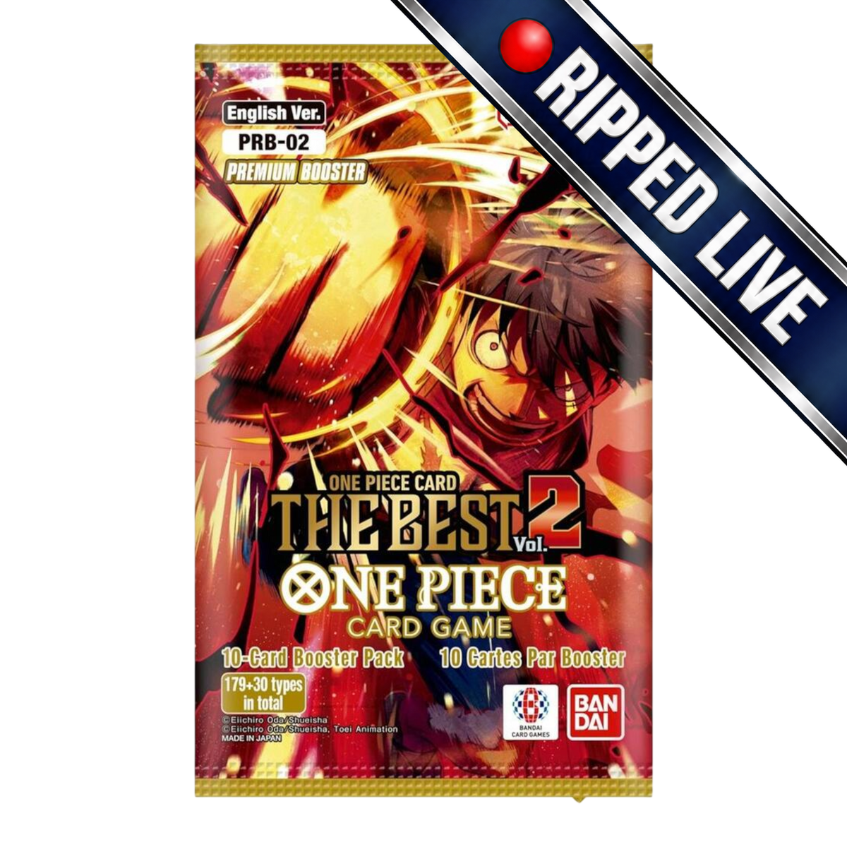 *BREAK* One Piece TCG: The Best Vol.2 Premium Booster Pack [PRB-02]