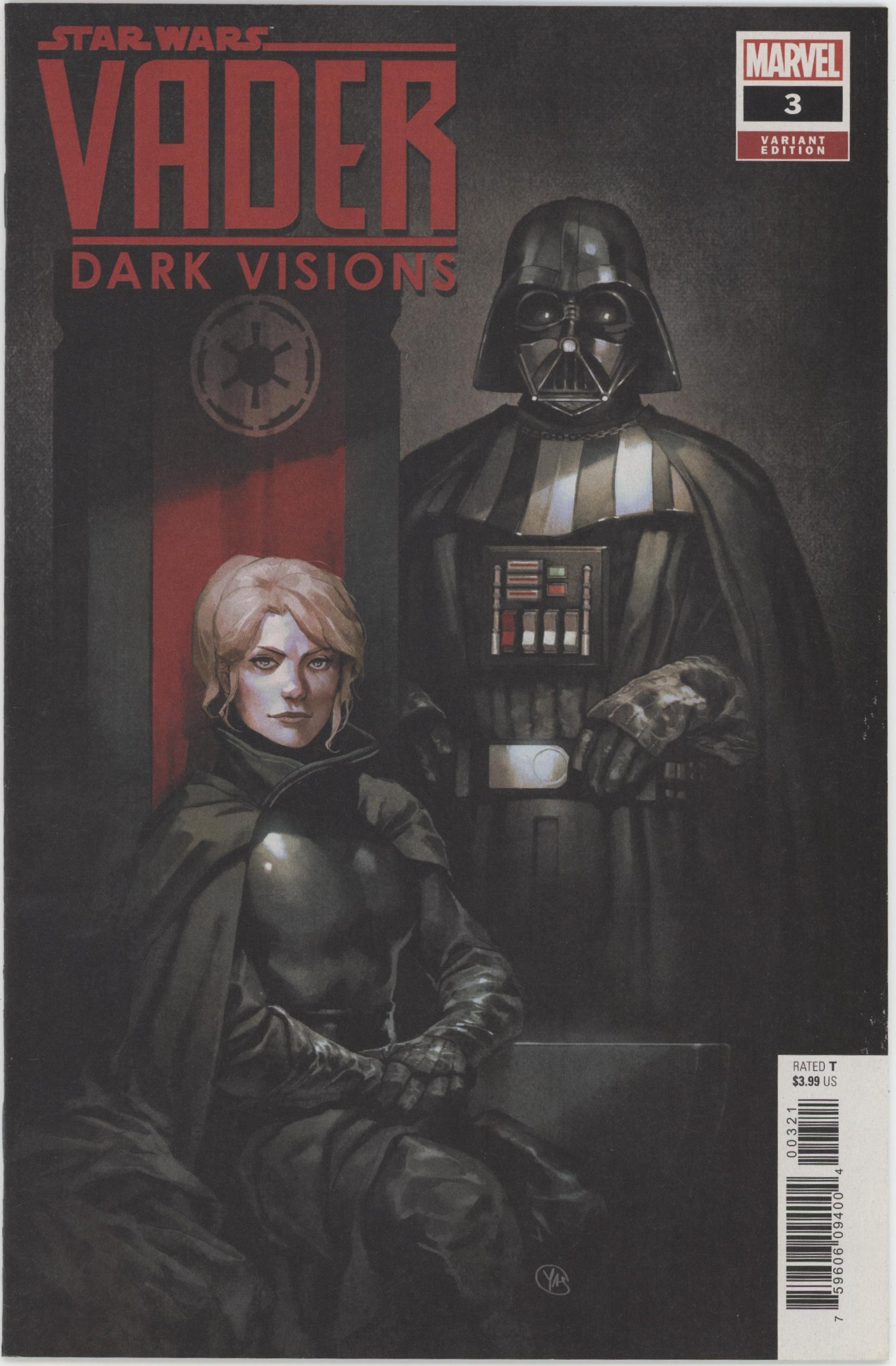 Star Wars Vader Dark Visions (2019 Marvel) #3B
