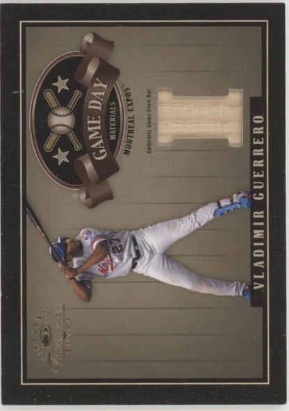 Vladimir Guerrero 2004 Timeless Treasures Game Day Materials Bat Relic 38/99