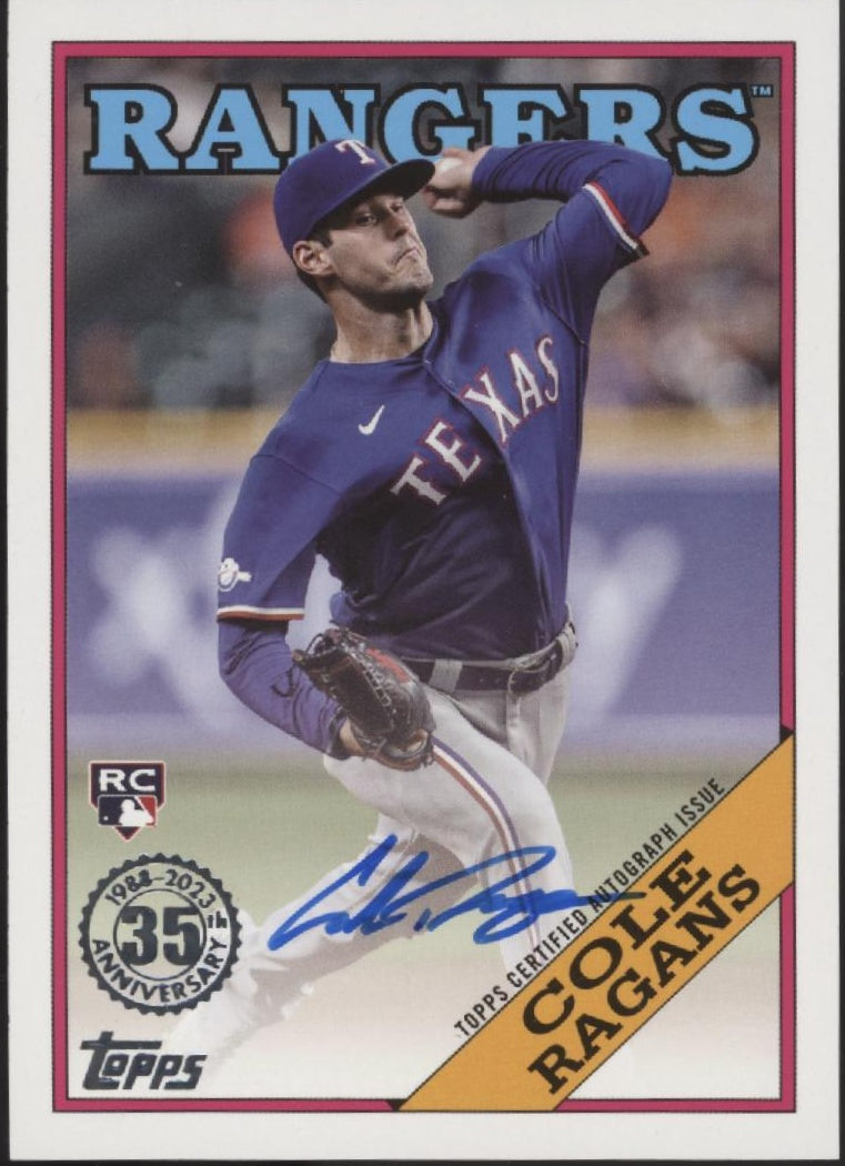 Cole Ragans 2023 Topps 35th Anniversary '88 RC Auto #88BA-CR