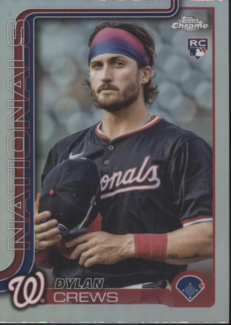 Dylan Crews 2025 Topps Chrome Refractor RC #146