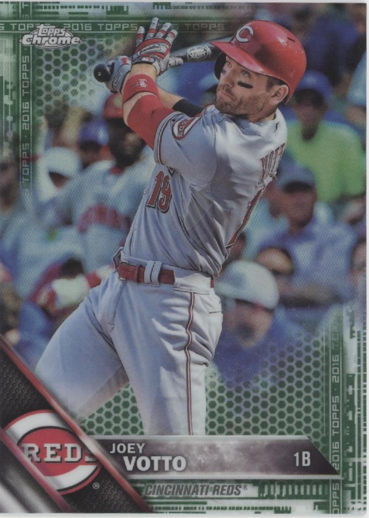 Joey Votto 2016 Topps Chrome Refractor 63/99 #185