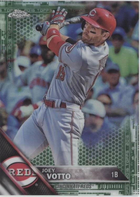 Joey Votto 2016 Topps Chrome Refractor 63/99 #185