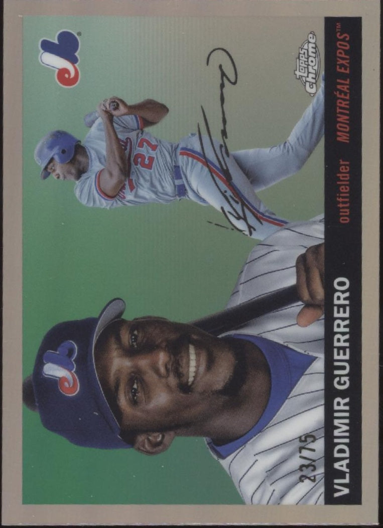 Vladimir Guerrero 2025 Topps Chrome Platinum Rose Gold Refractor 23/75 #406