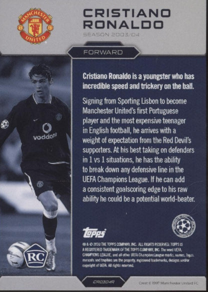 Cristiano Ronaldo 2020 Topps UEFA Champions League RC