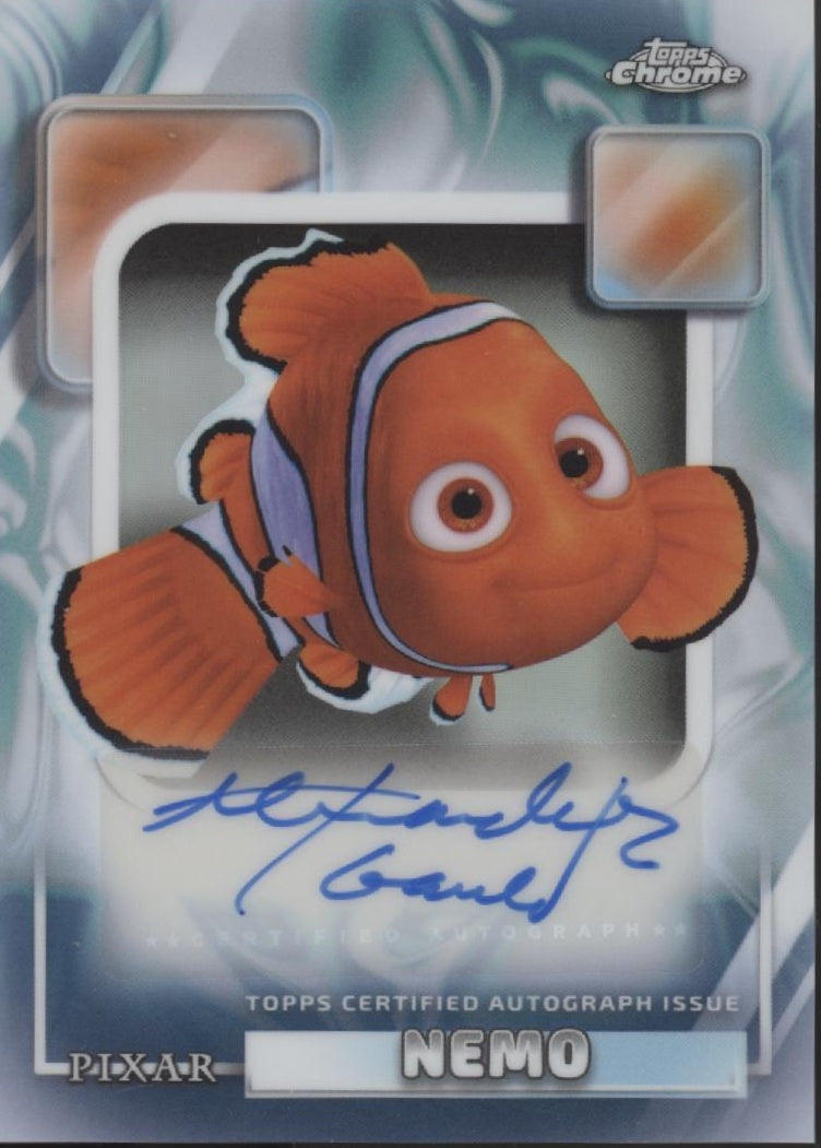 Alexander Gould as Nemo 2026 Topps Chrome Disney Auto #AA-AG