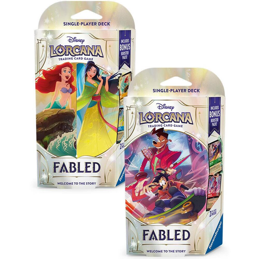 Disney Lorcana: Fabled Starter Deck Set (Set-of-2)