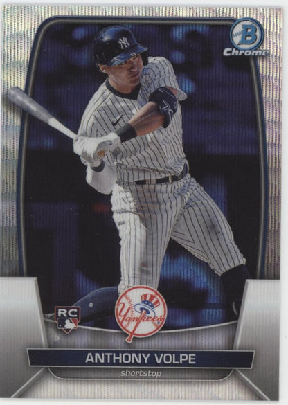 Anthony Volpe 2023 Bowman Chrome Wave Refractor RC 079/100 #11