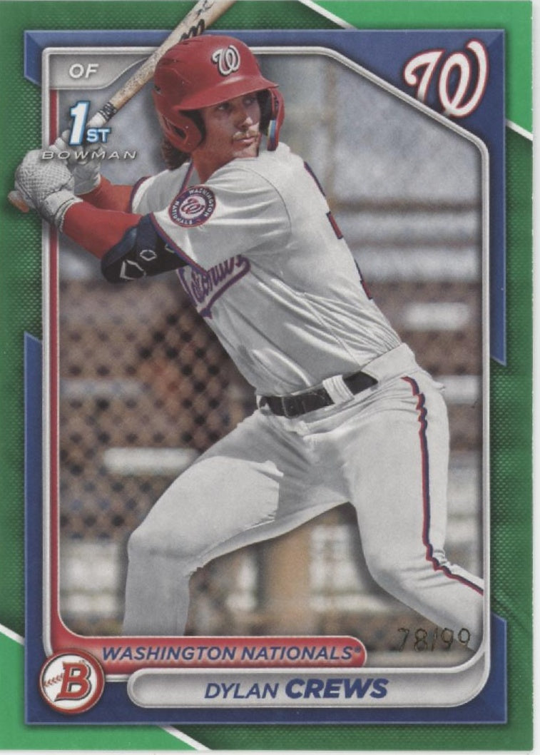 Dylan Crews 2024 Bowman Green 78/99 #BP-23