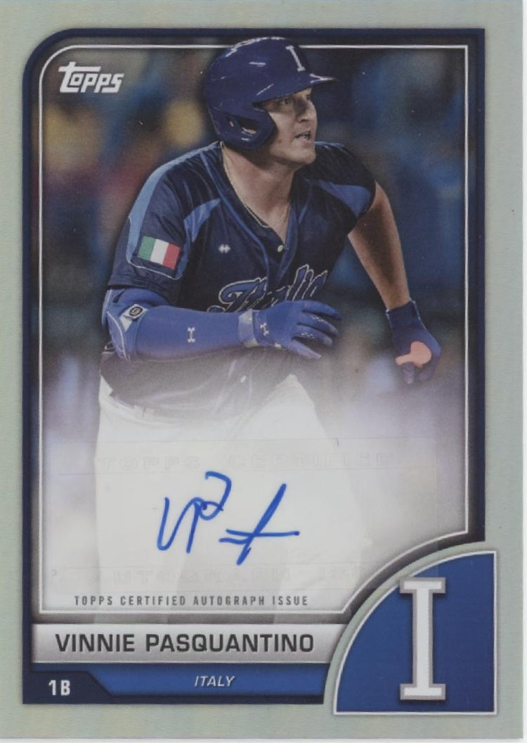 Vinnie Pasquantino 2023 Topps World Baseball Classic Foil auto #AV-VP
