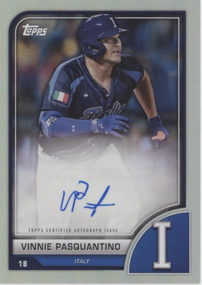 Vinnie Pasquantino 2023 Topps World Baseball Classic Foil auto #AV-VP