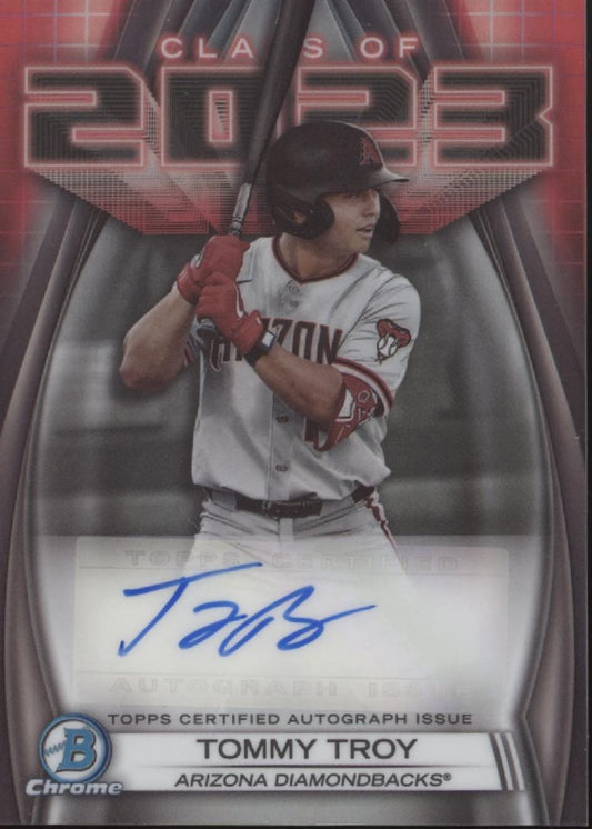 Tommy Troy 2023 Bowman Chrome Class of 2023 Auto #23A-TT