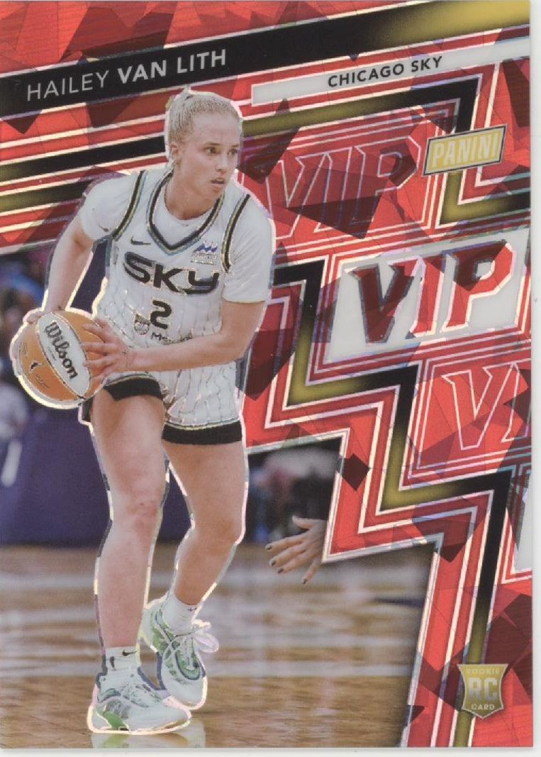 Hailey Van Lith 2025 Panini The National VIP Red Ice Prizm 25/99 #RC5