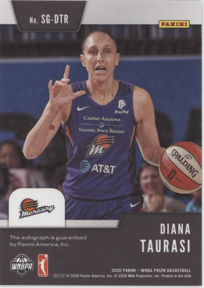 Diana Taurasi 2020 Panini WNBA Prizm Auto #SG-DTR