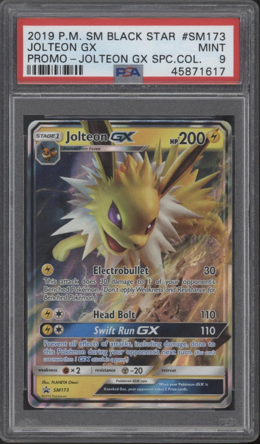 Jolteon GX Pokemon Special Collection Promo #SM173 PSA 9