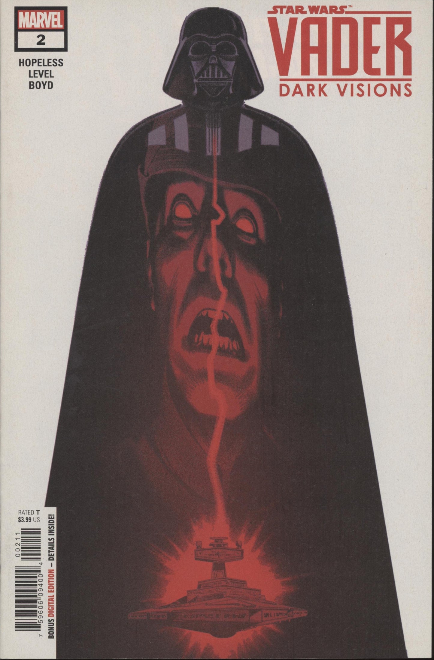 Star Wars Vader Dark Visions (2019 Marvel) #2A