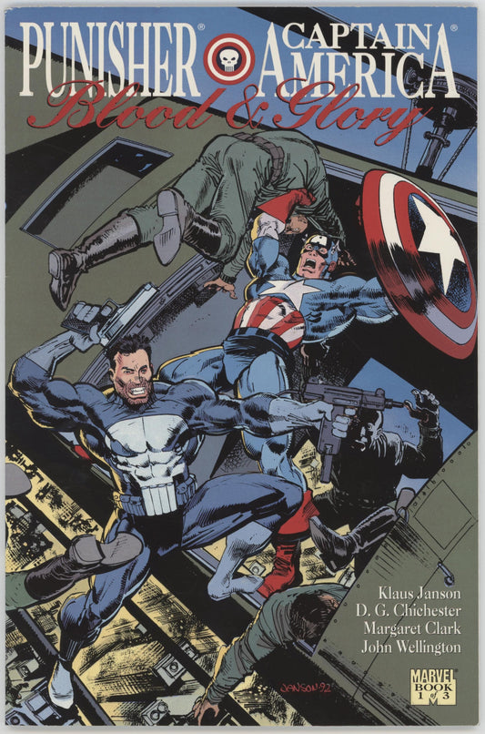 The Punisher and Captain America Blood and Glory (1992 Marvel) #1