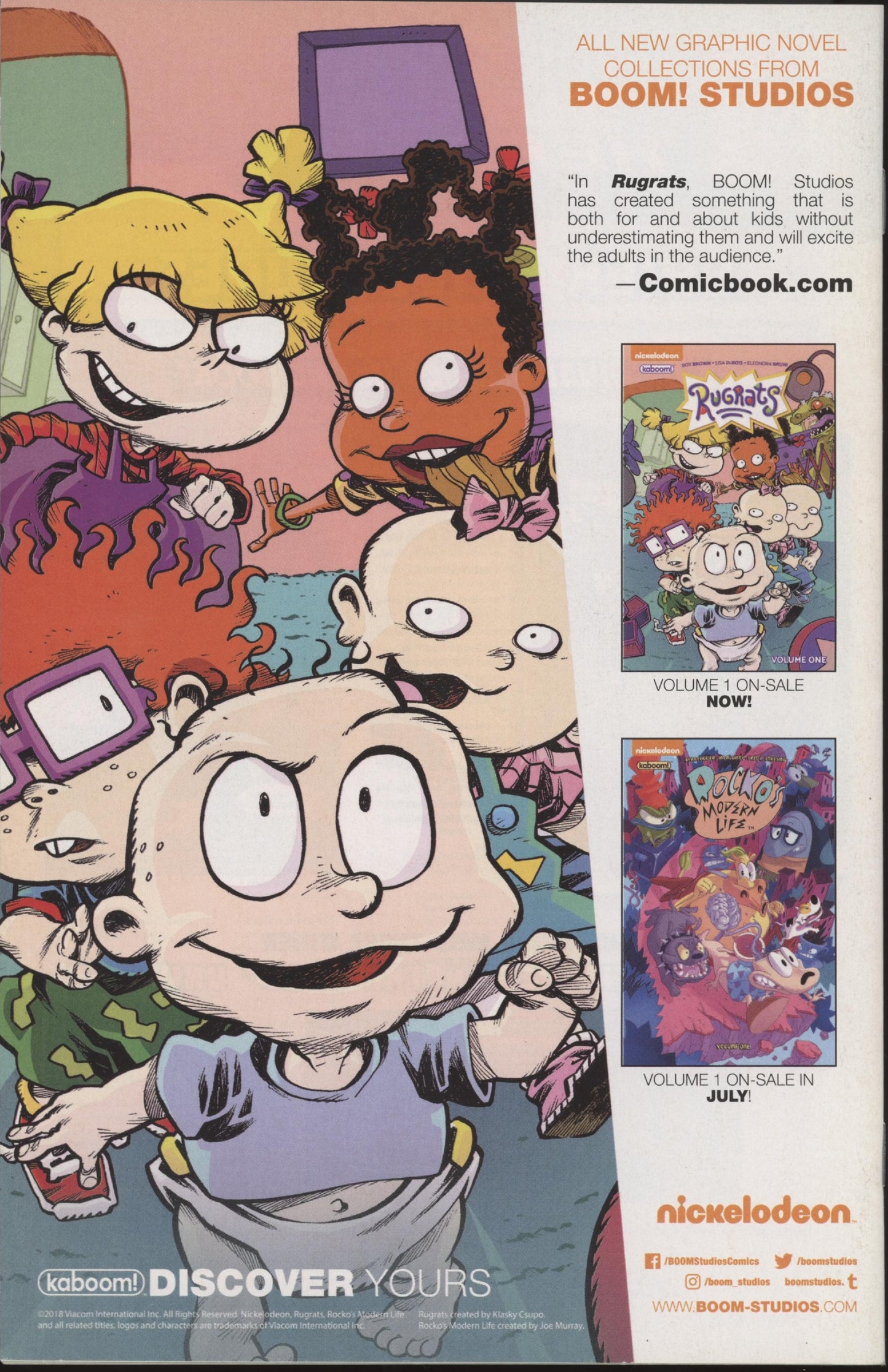 Garfield Homecoming (2018 Boom) #1A