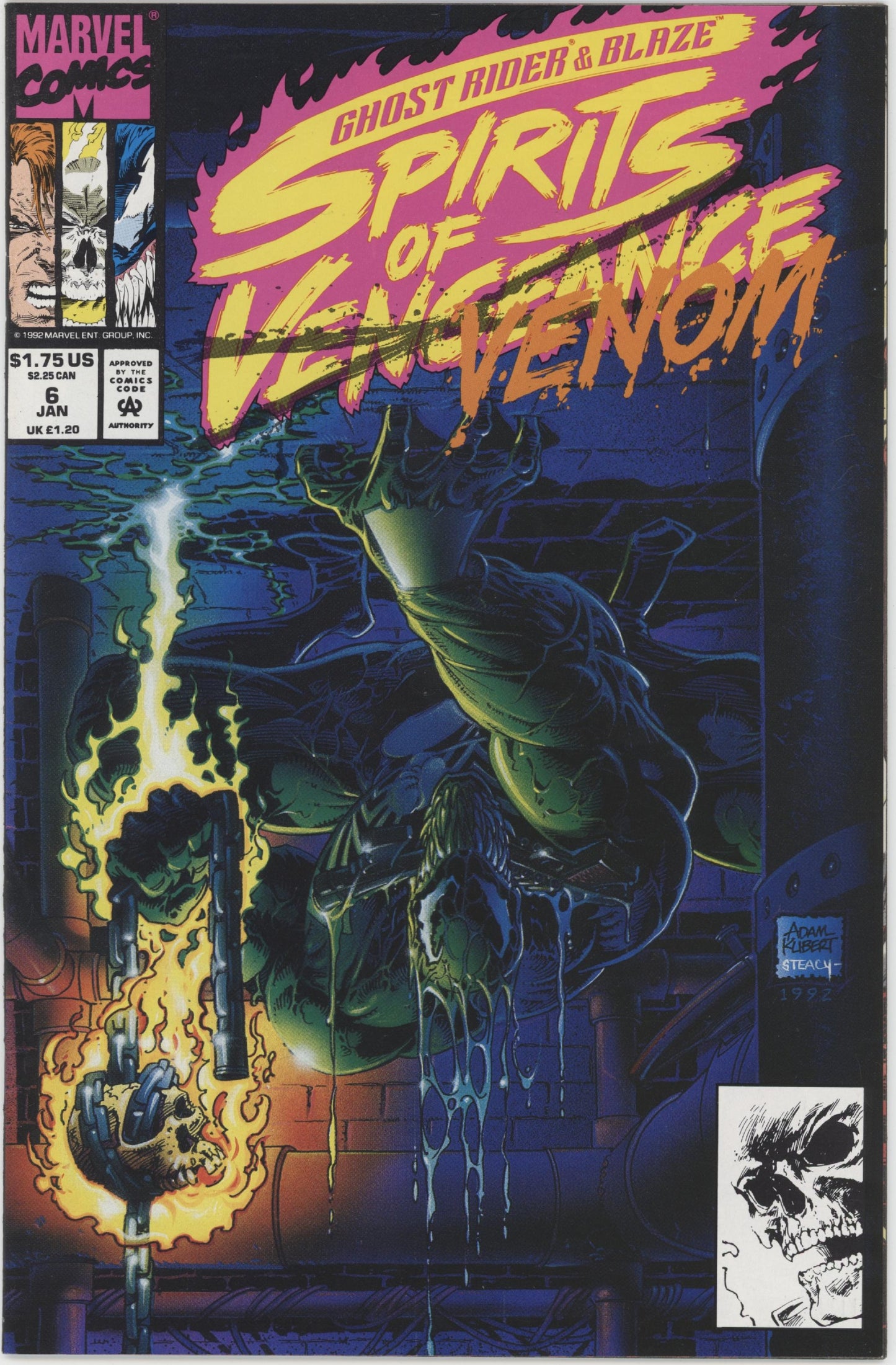 Ghost Rider Blaze Spirits of Vengeance (1992 Marvel) #6