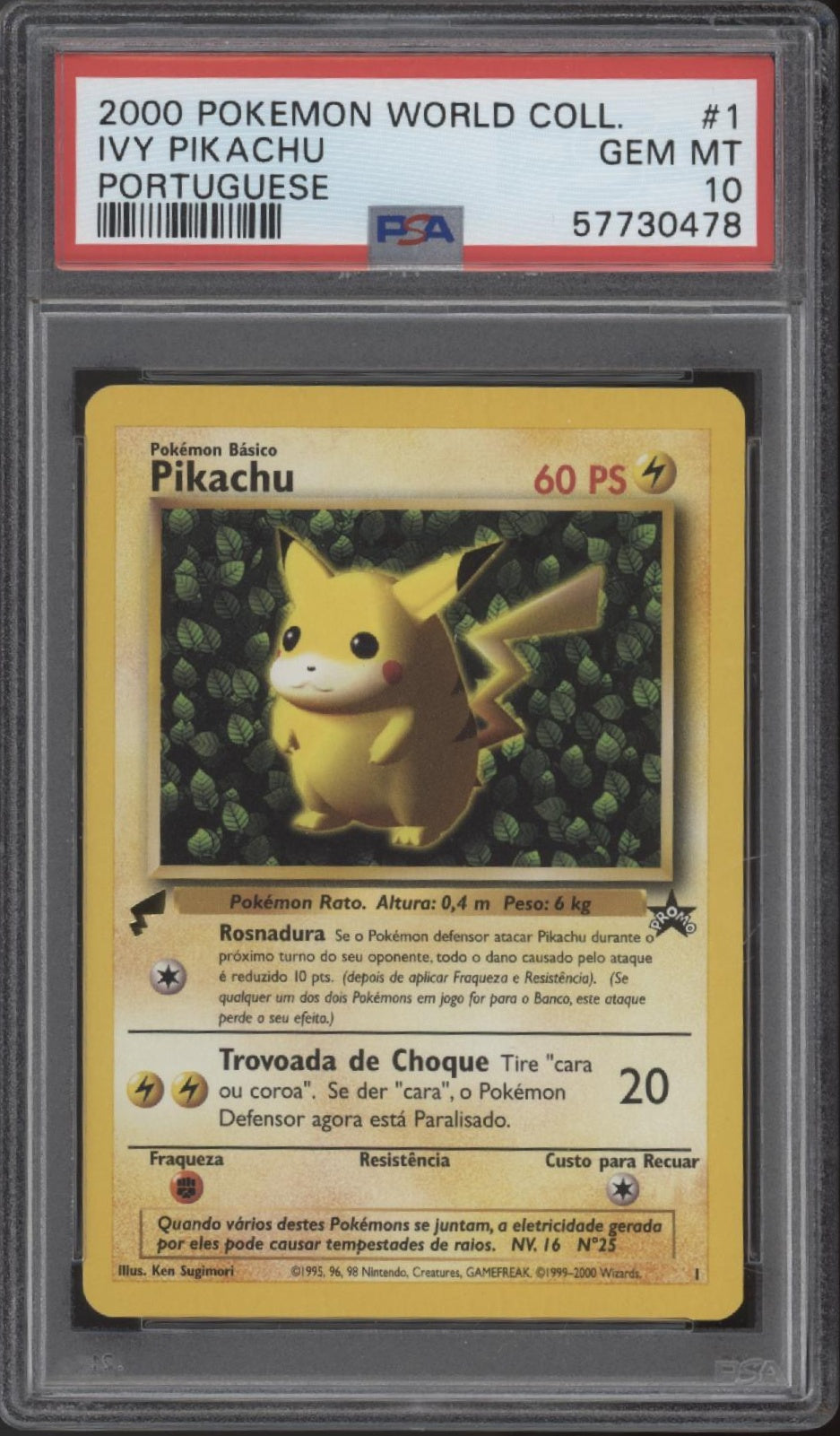Ivy Pikachu Pokemon World Collection Portuguese #1 PSA 10、Collector Store LLC Gaming、kayou
