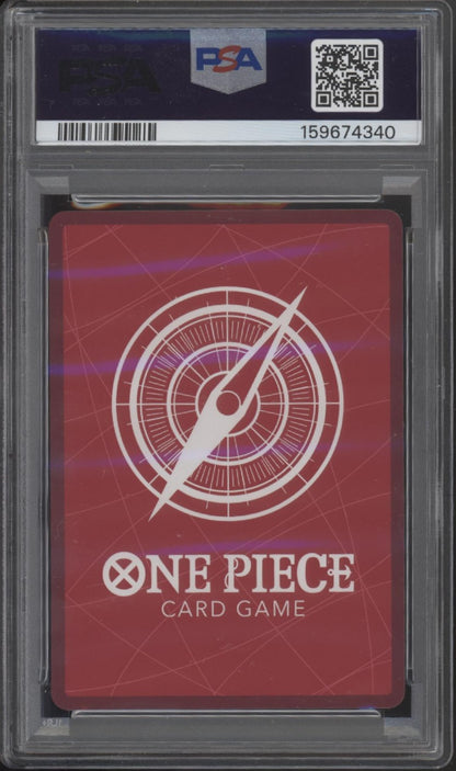 Sanji One Piece Card Game PRB01 Alternate Art #001 PSA 10