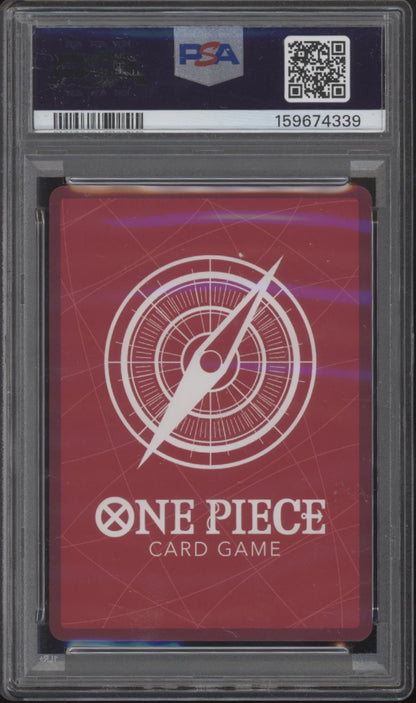Trafalgar Law One Piece Card Game OP14-EB04 Alternate Art #001 PSA 10