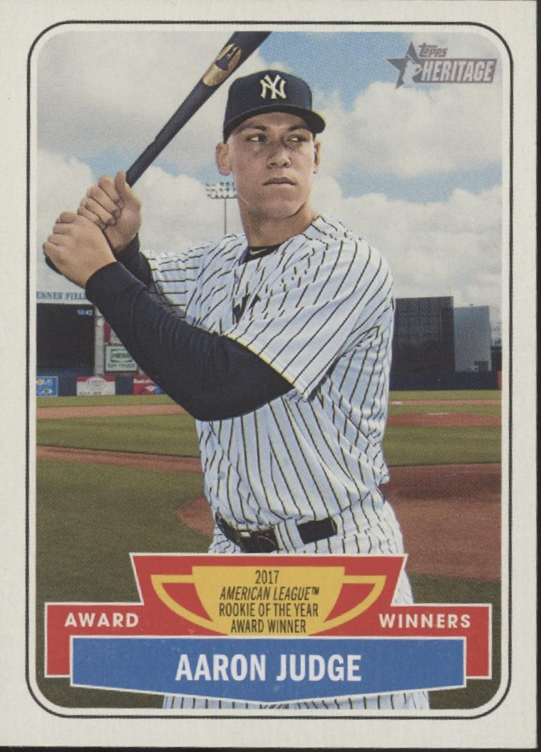 Aaron Judge 2018 Topps Heritage Award Winners #AW-5