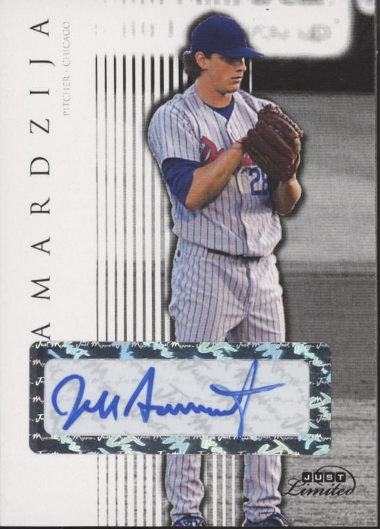 Jeff Samardzija 2007 Just Memorabilia Limited Auto 9/10 #JL07-23