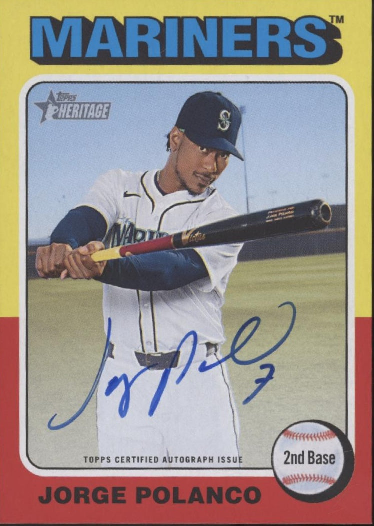 Jorge Polanco 2024 Topps Heritage Auto #ROA-JP