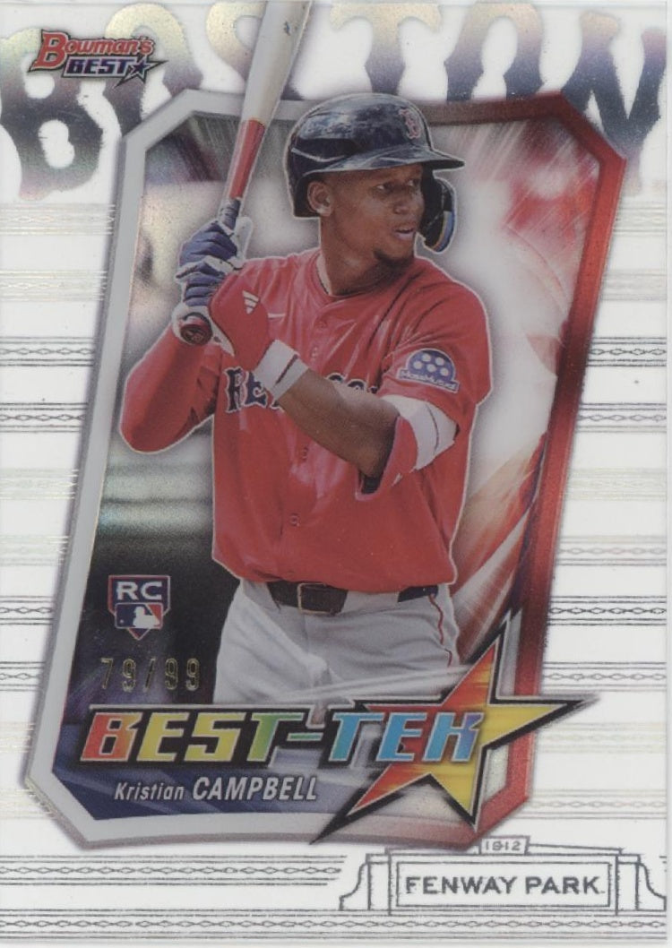 Kristian Campbell 2025 Bowman's Best Tek RC 79/99 #BT-24