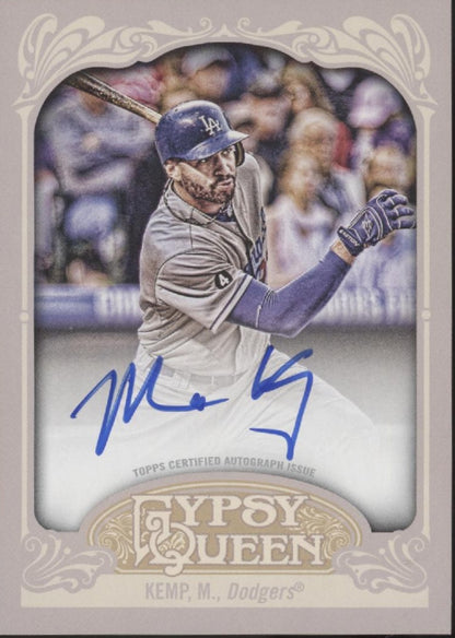 Matt Kemp 2012 Topps Gypsy Queen Auto #GQA-MK