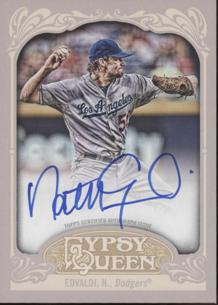 Nathan Eovaldi 2012 Topps Gypsy Queen Auto #GQA-NE