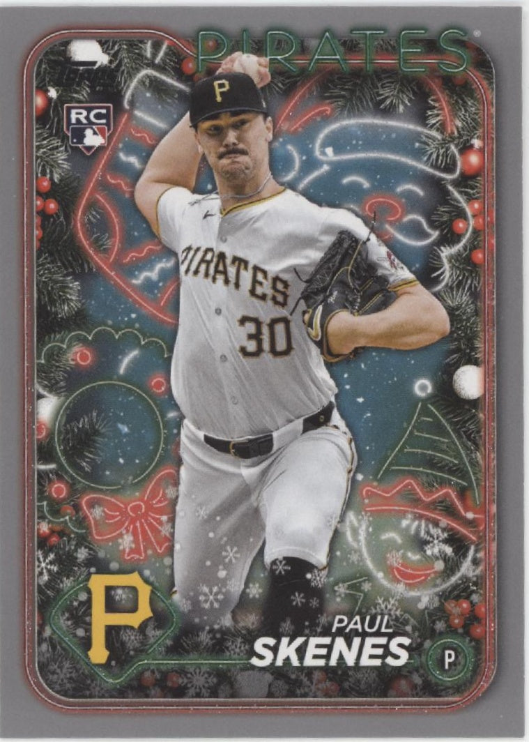 Paul Skenes 2024 Topps Holiday RC #H165
