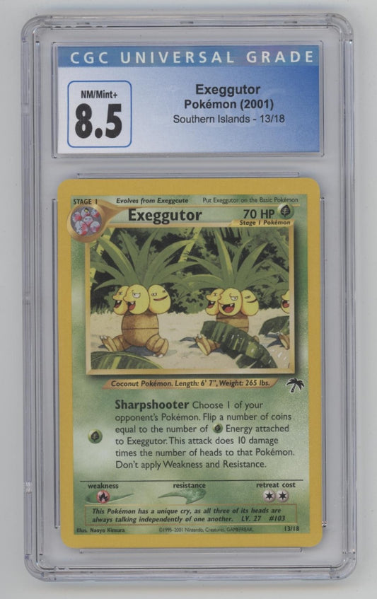 Exeggutor Pokemon Southern Islands Promo #13 CGC 8.5