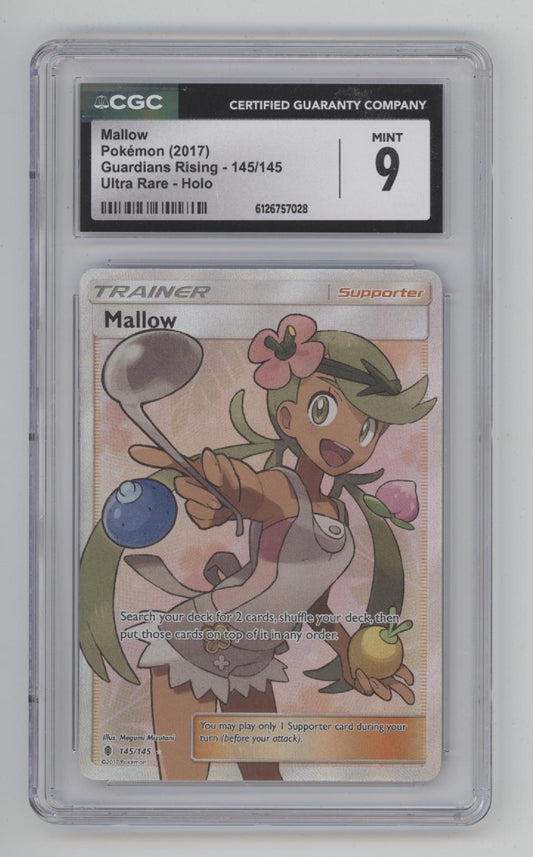 Mallow Pokemon Guardians Rising Ultra Rare Holo #145 CGC 9