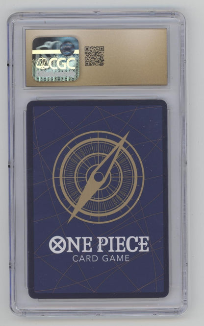 Monkey D Luffy One Piece Card Game Treasure Booster Super Rare CGC 10 Pristine