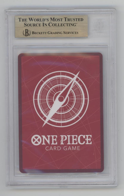 Sanji One Piece Card Game Legacy of the Master Alternate Art #041 Beckett 9.5