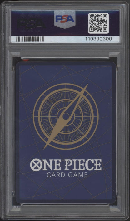 King One Piece Card Game OP01 Alternate Art Errata #096 PSA 10