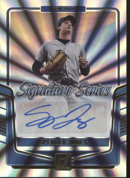 Spencer Jones 2024 Panini Donruss Signature Series Auto #SS-SJ
