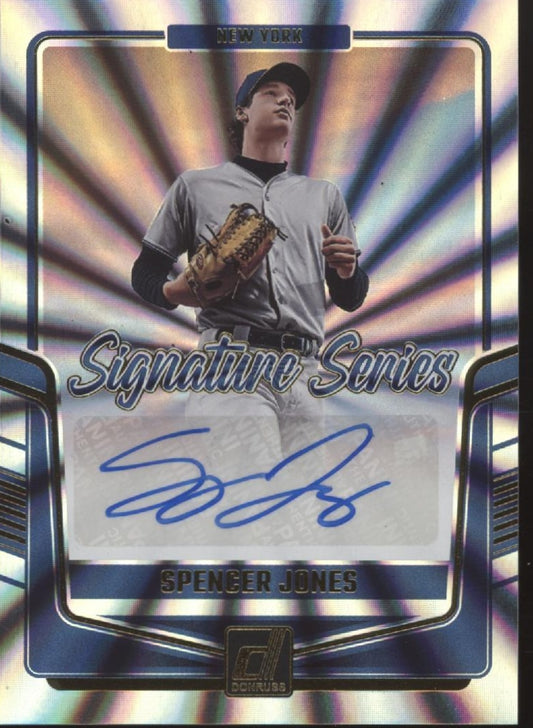 Spencer Jones 2024 Panini Donruss Signature Series Auto #SS-SJ