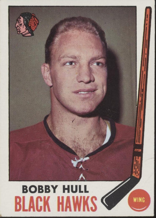 Bobby Hull 1969-70 Topps #70 Chicago Blackhawks VG