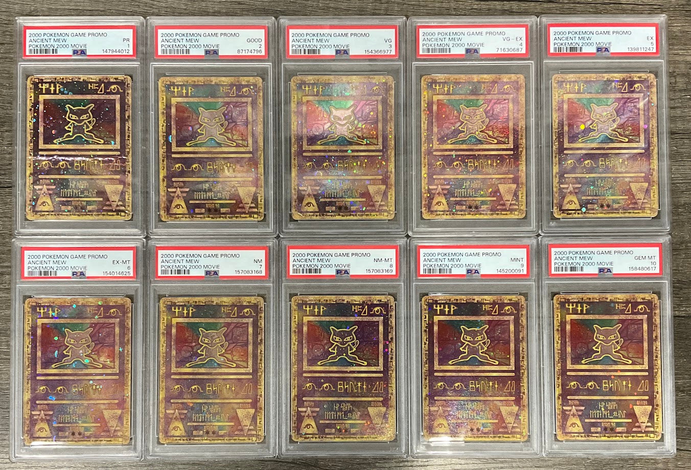 Ancient Mew Pokemon 2000 Movie Promo PSA 1-10、Collector Store LLC Gaming、kayou