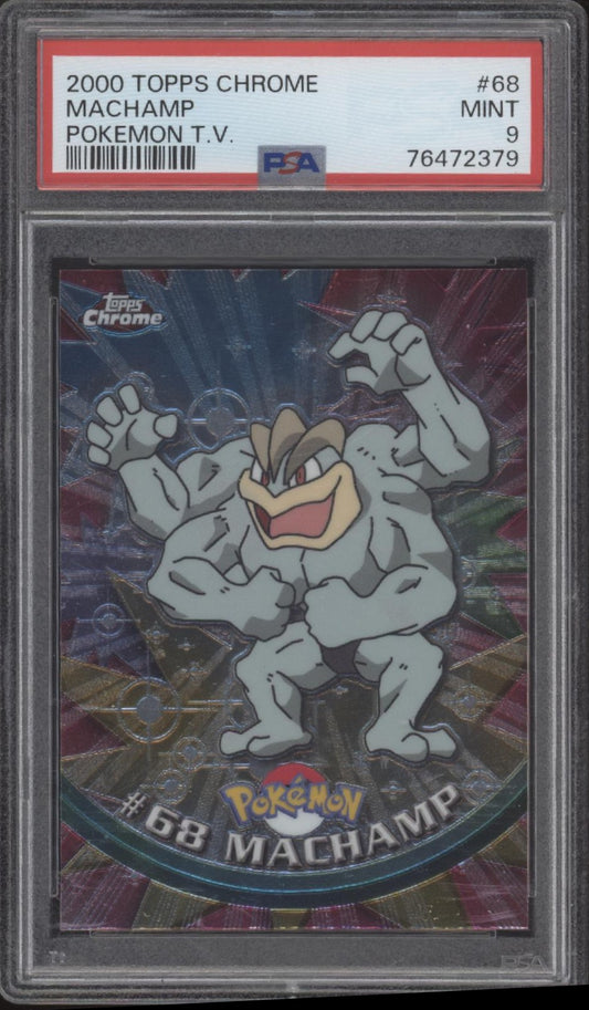 Machamp Topps Chrome Pokemon #68 PSA 9